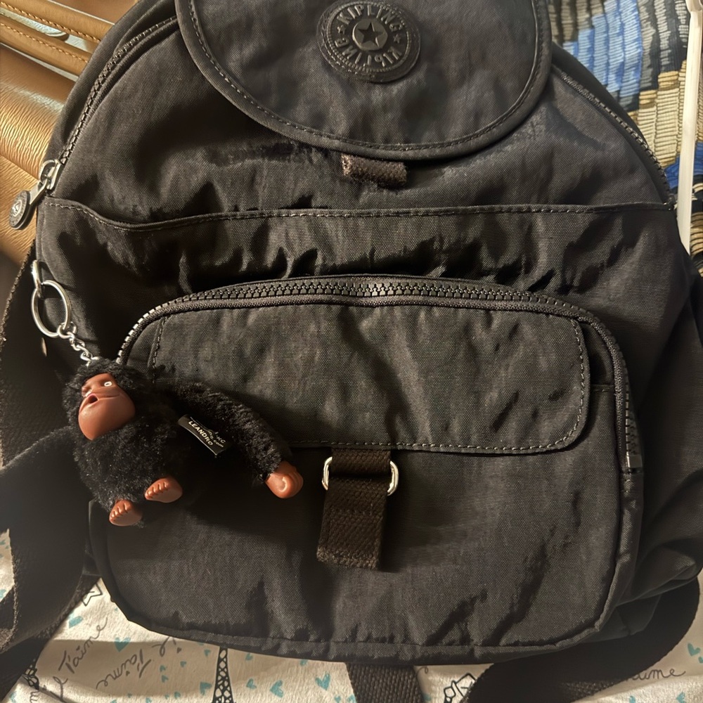 Kipling Black Backpack for Women